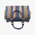 Sherry Line beigex blue xmulti canvas×leather 269876 G018208593シェリーライン ベージュ×ブルー×マルチ キャンバス×レザー 269876 G018208593