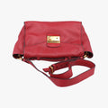 Vitello Daino Sound Flap Top Handle Red Leather BR5034 58/M 165ヴィテッロ ダイノ サウンド フラップ トップ ハンドル レッド レザー BR5034 58/M 165