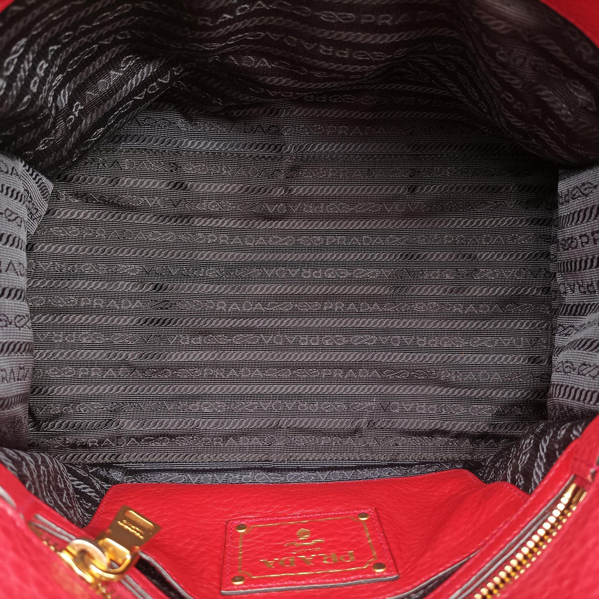 Vitello Daino Sound Flap Top Handle Red Leather BR5034 58/M 165ヴィテッロ ダイノ サウンド フラップ トップ ハンドル レッド レザー BR5034 58/M 165