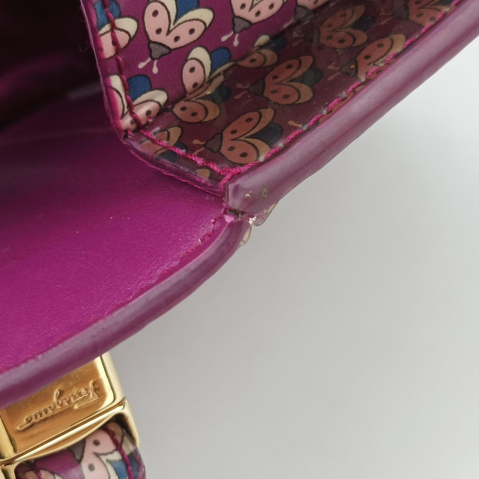 Vara zoo mini Purple×multi Patent leather RE-21G079ヴァラ ズー ミニ パープル×マルチカラー パテントレザー RE-21G079
