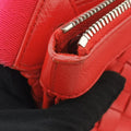 Intrecciato Red lambskin P01432486Wイントレチャート レッド ラムスキン P01432486W