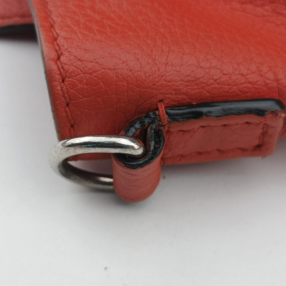 Luggage Micro shopper Orange Leather Lot number unknownラゲージマイクロショッパー オレンジ レザー 製番不明