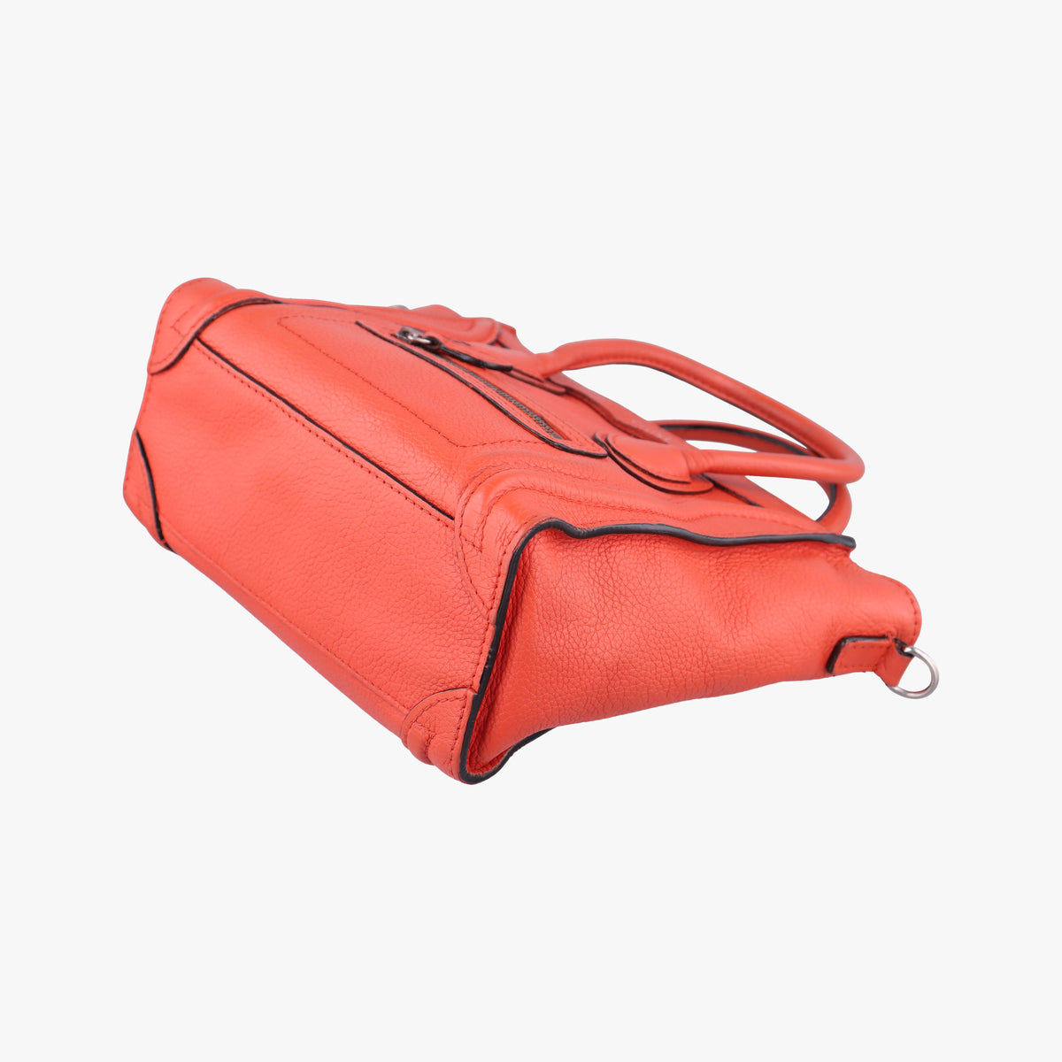 Luggage Micro shopper Orange Leather Lot number unknownラゲージマイクロショッパー オレンジ レザー 製番不明