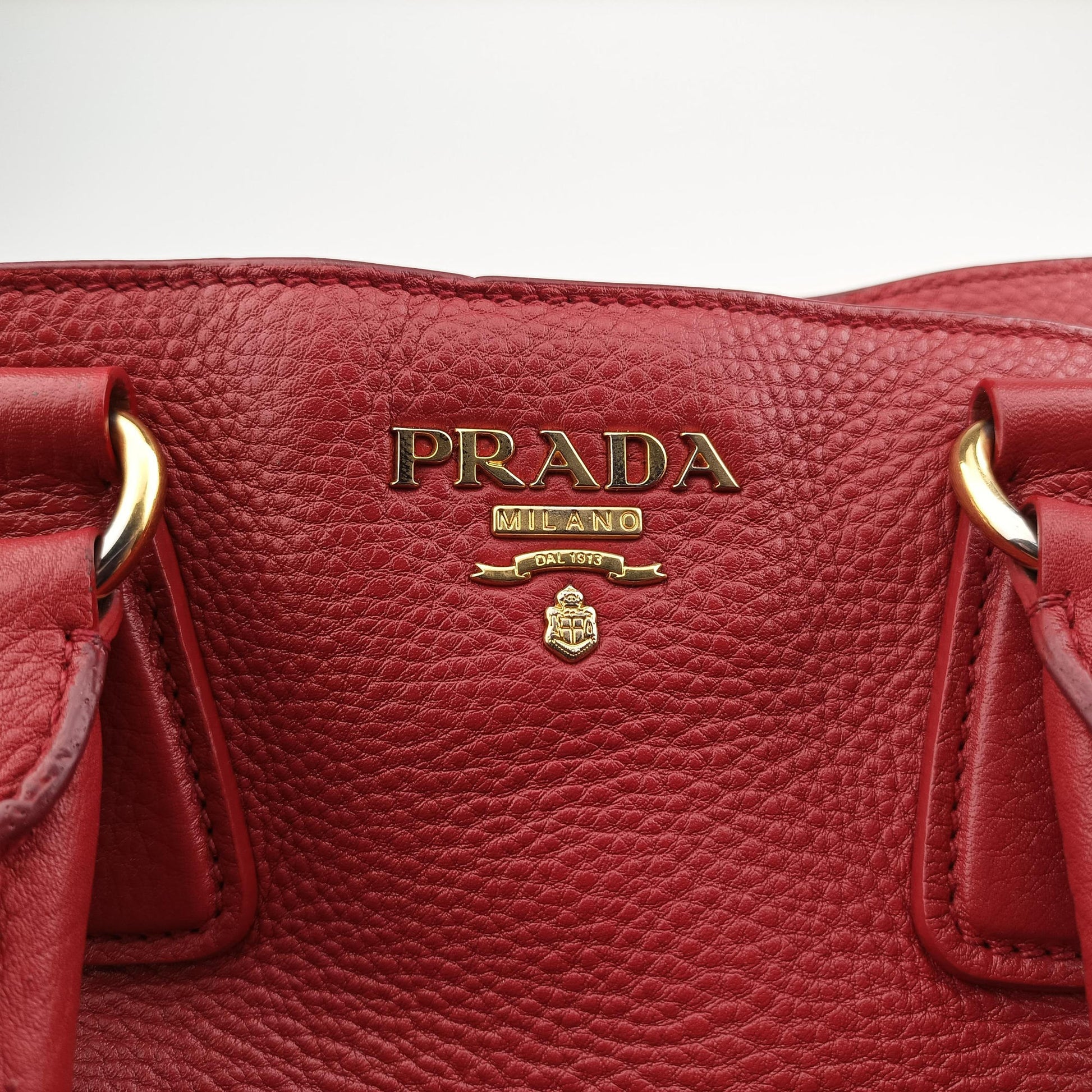 Vitello Daino Top Handle Red Leather BN2420 25ヴィッテロ ダイノ トップハンドル レッド レザー BN2420 25