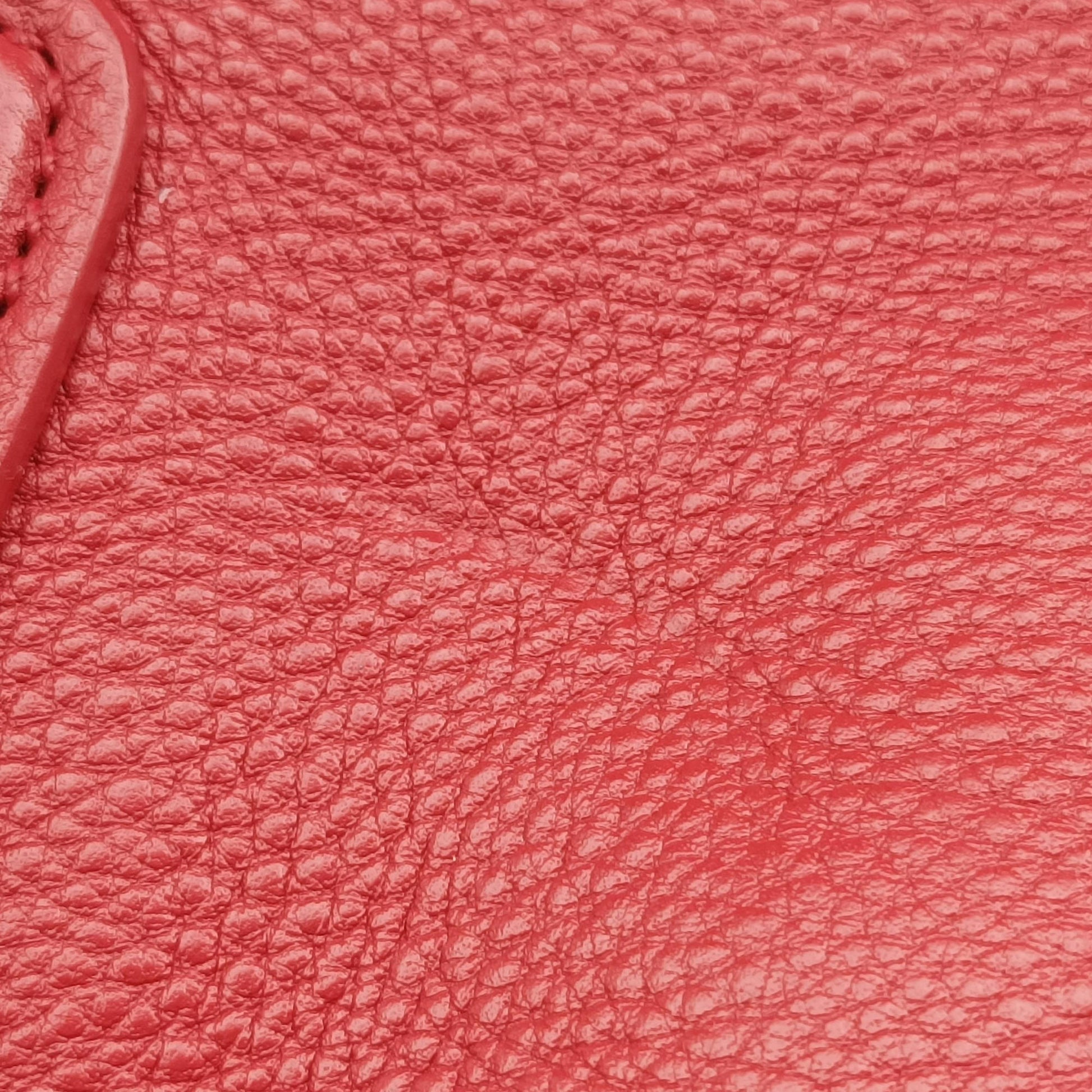 Vitello Daino Top Handle Red Leather BN2420 25ヴィッテロ ダイノ トップハンドル レッド レザー BN2420 25