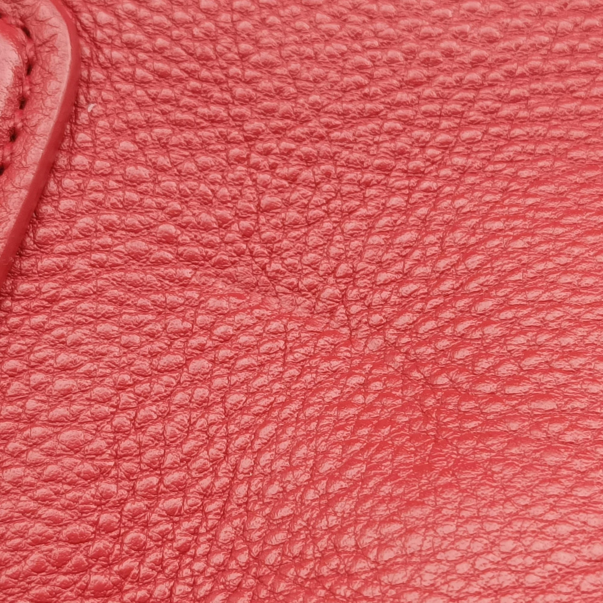 Vitello Daino Top Handle Red Leather BN2420 25ヴィッテロ ダイノ トップハンドル レッド レザー BN2420 25