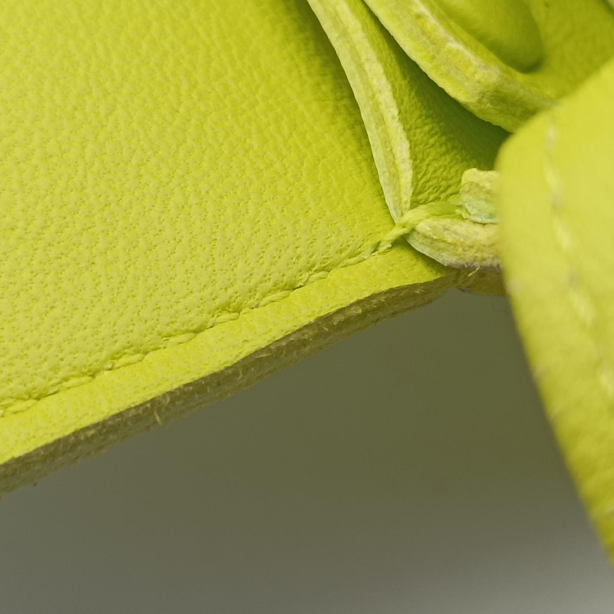 cassette Green lambskin IC Chipカセット グリーン ラムスキン ICチップ