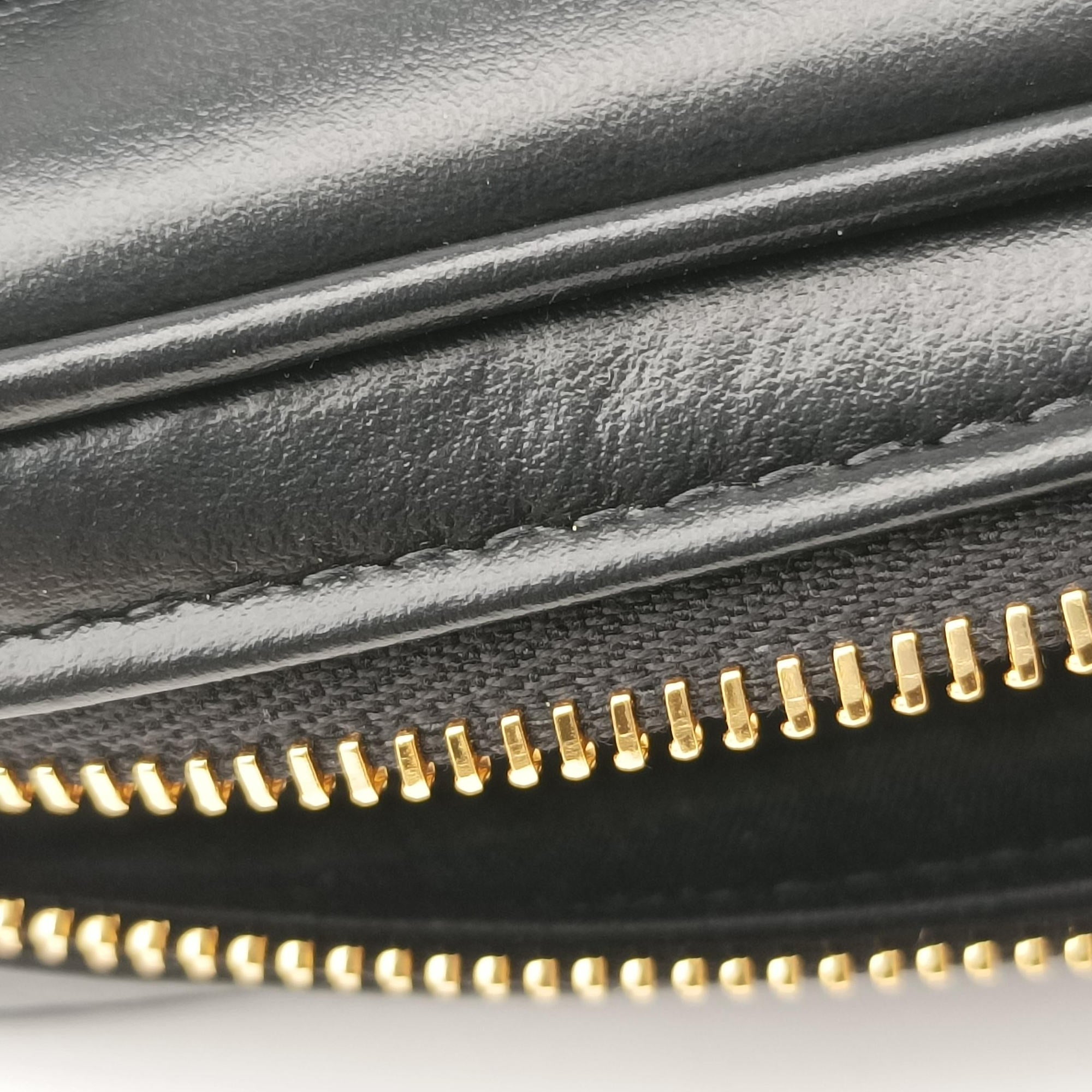 Logo belt Black leather 85/34ロゴベルト ブラック レザー 85/34