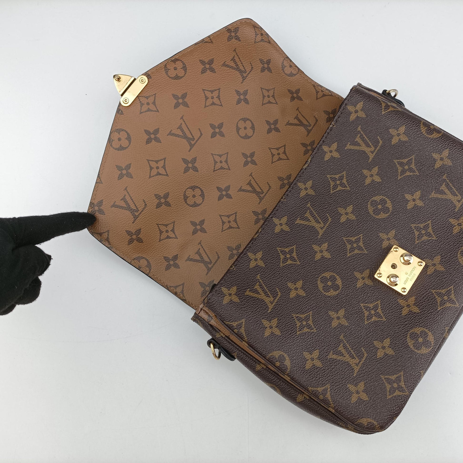Pochette Metis MM Brown Monogram Canvas M44876 SR1108ポシェットメティスMM モノグラム/ブラウン モノグラムキャンバス M44876 SR1108
