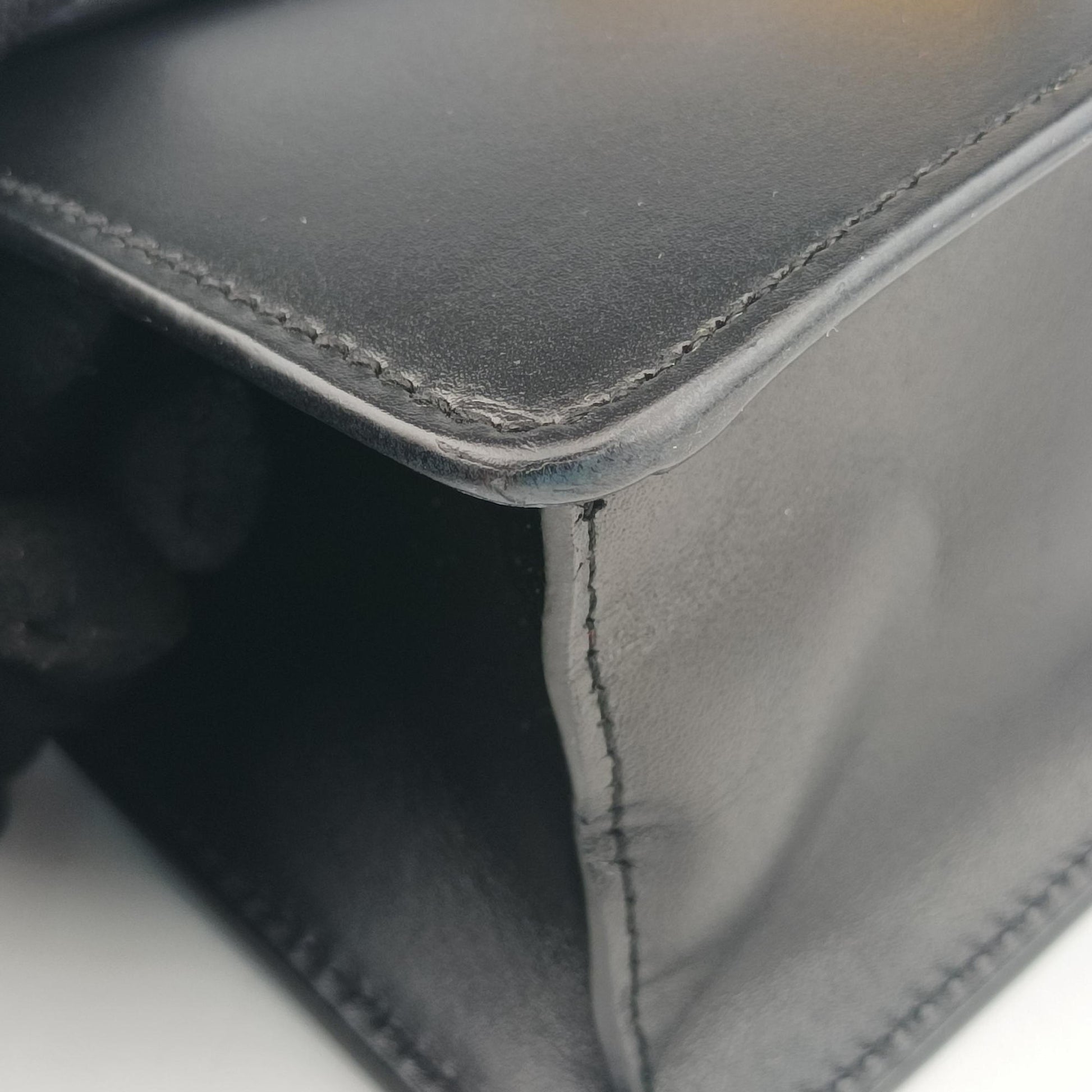 Sylvie Black Leather 470270 B024190325シルヴィ ブラック レザー 470270 B024190325