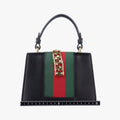 Sylvie Black Leather 470270 B024190325シルヴィ ブラック レザー 470270 B024190325