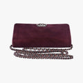 BOY CHANEL Chain Wallet Purple velour A68911 18555000ボーイシャネル チェーンウォレット パープル ベロア A68911 18555000