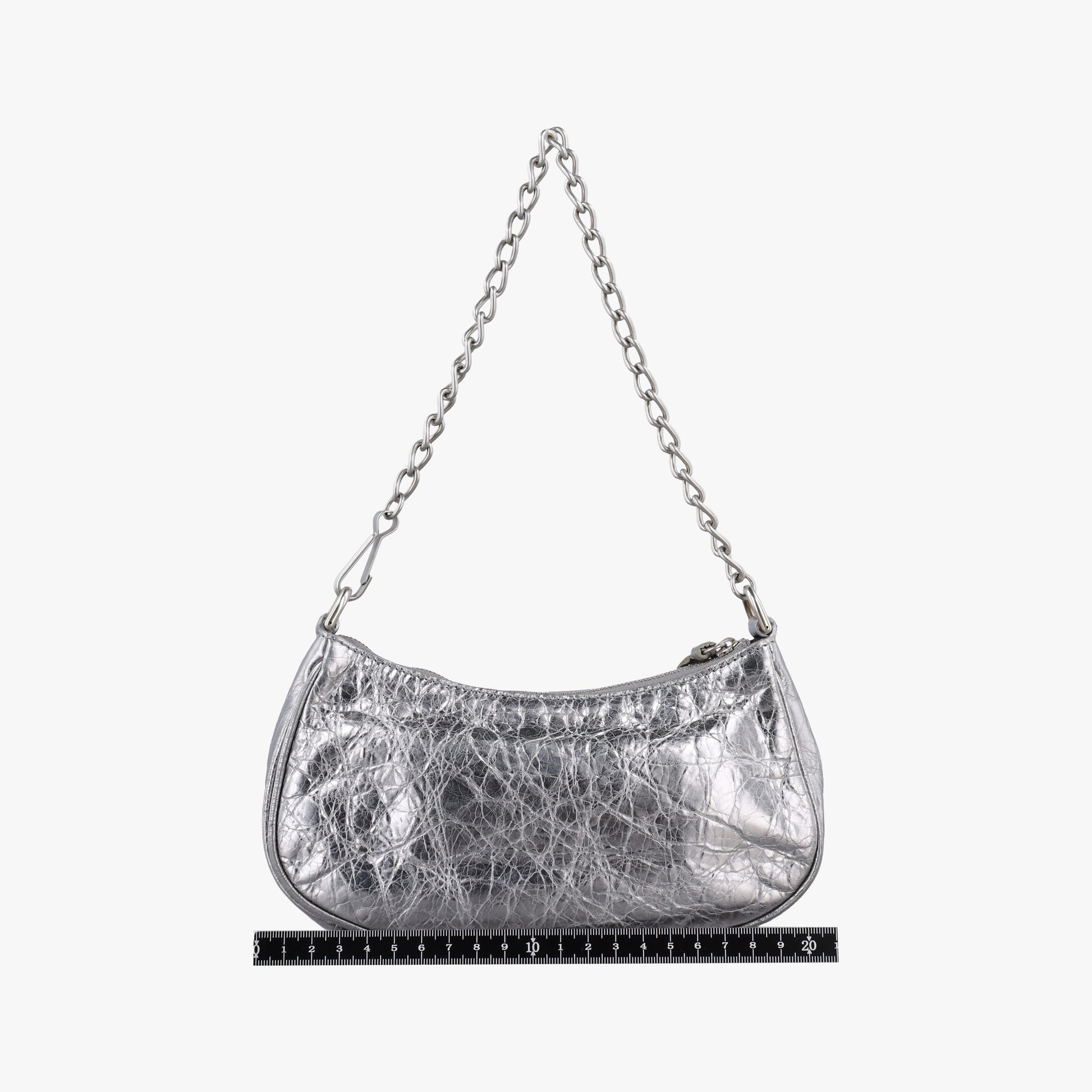 Le Cagole mini Silver lambskin 695814.8103.Q.000959ル カゴール ミニ シルバー ラムスキン 695814.8103.Q.000959