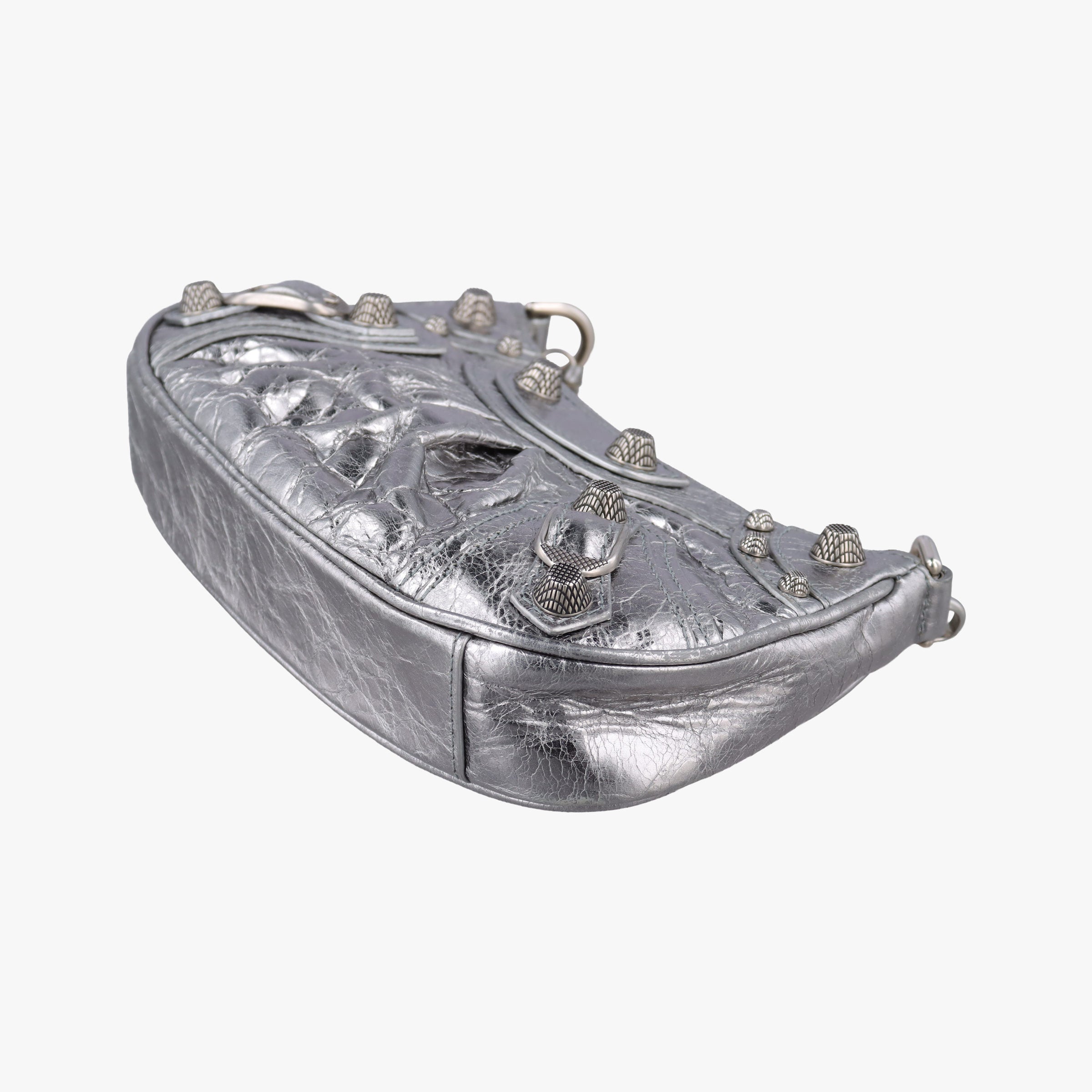 Le Cagole mini Silver lambskin 695814.8103.Q.000959ル カゴール ミニ シルバー ラムスキン 695814.8103.Q.000959
