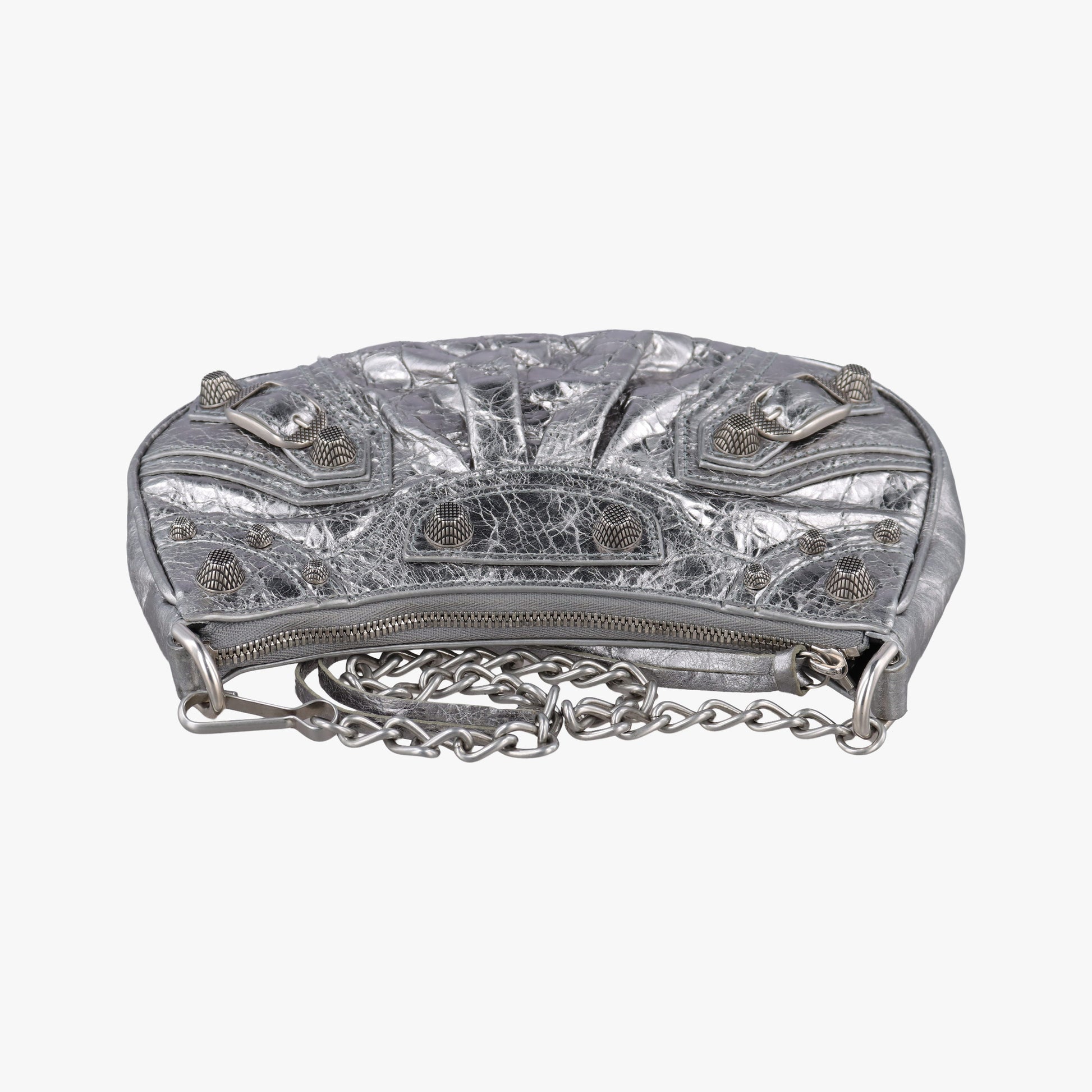 Le Cagole mini Silver lambskin 695814.8103.Q.000959ル カゴール ミニ シルバー ラムスキン 695814.8103.Q.000959