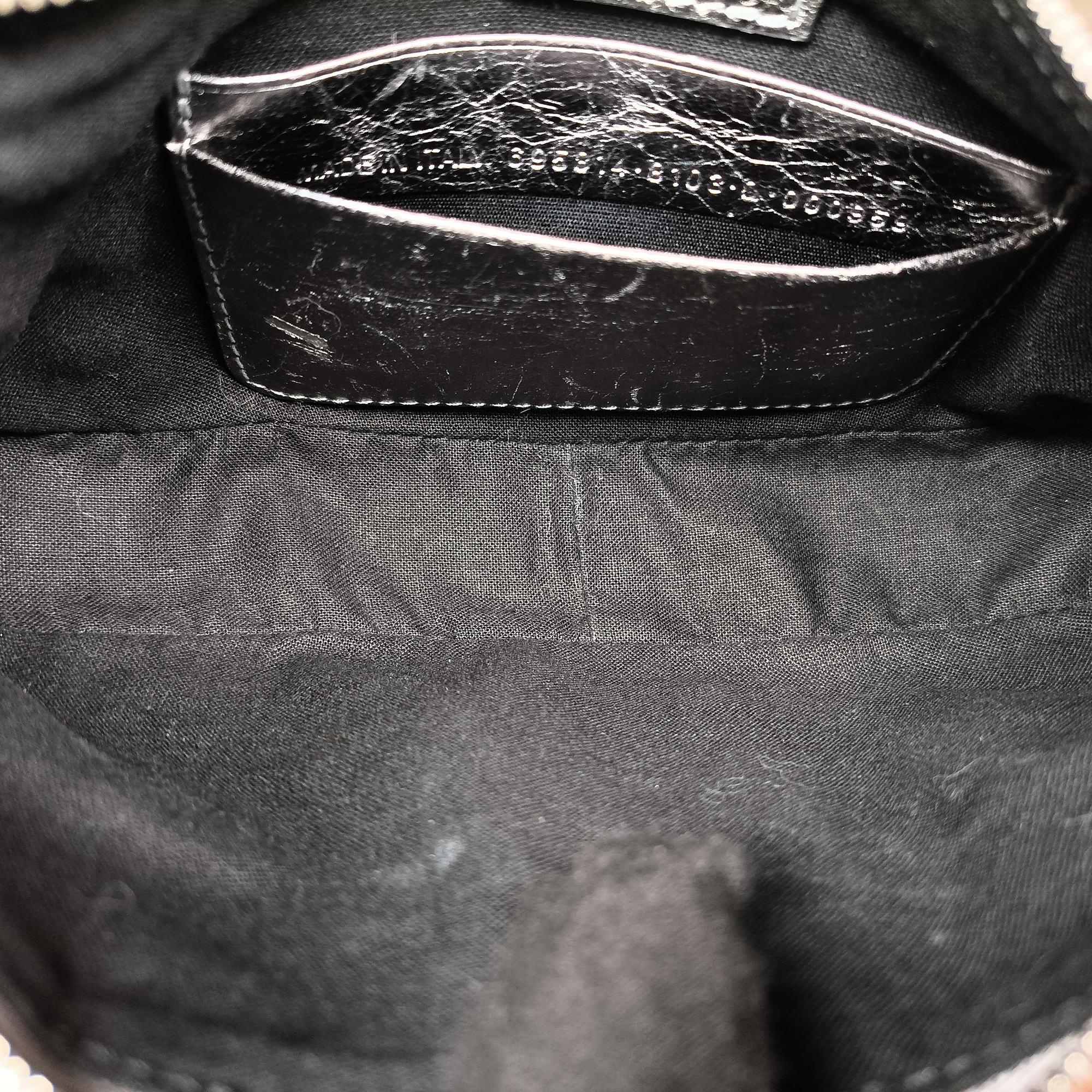 Le Cagole mini Silver lambskin 695814.8103.Q.000959ル カゴール ミニ シルバー ラムスキン 695814.8103.Q.000959