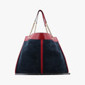 Rajah Navy×red Suede × leather 537219 I025665180ラジャ ネイビー×レッド スエード×レザー 537219 I025665180