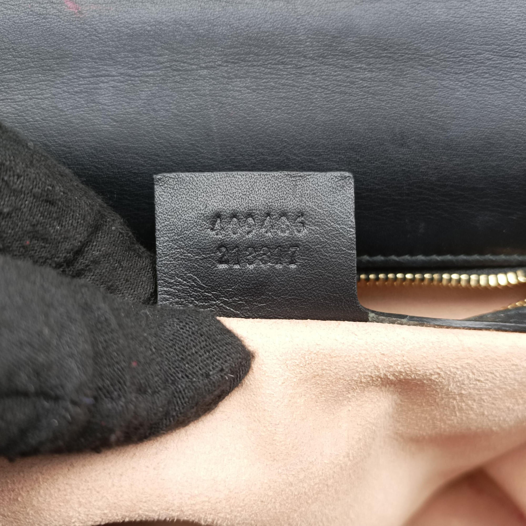 Padlock Beige x Black PVC coated canvas x Leather 409486 B022883097パドロック ベージュ x ブラック PVCコーティングキャンバス xレザー 409486 B022883097