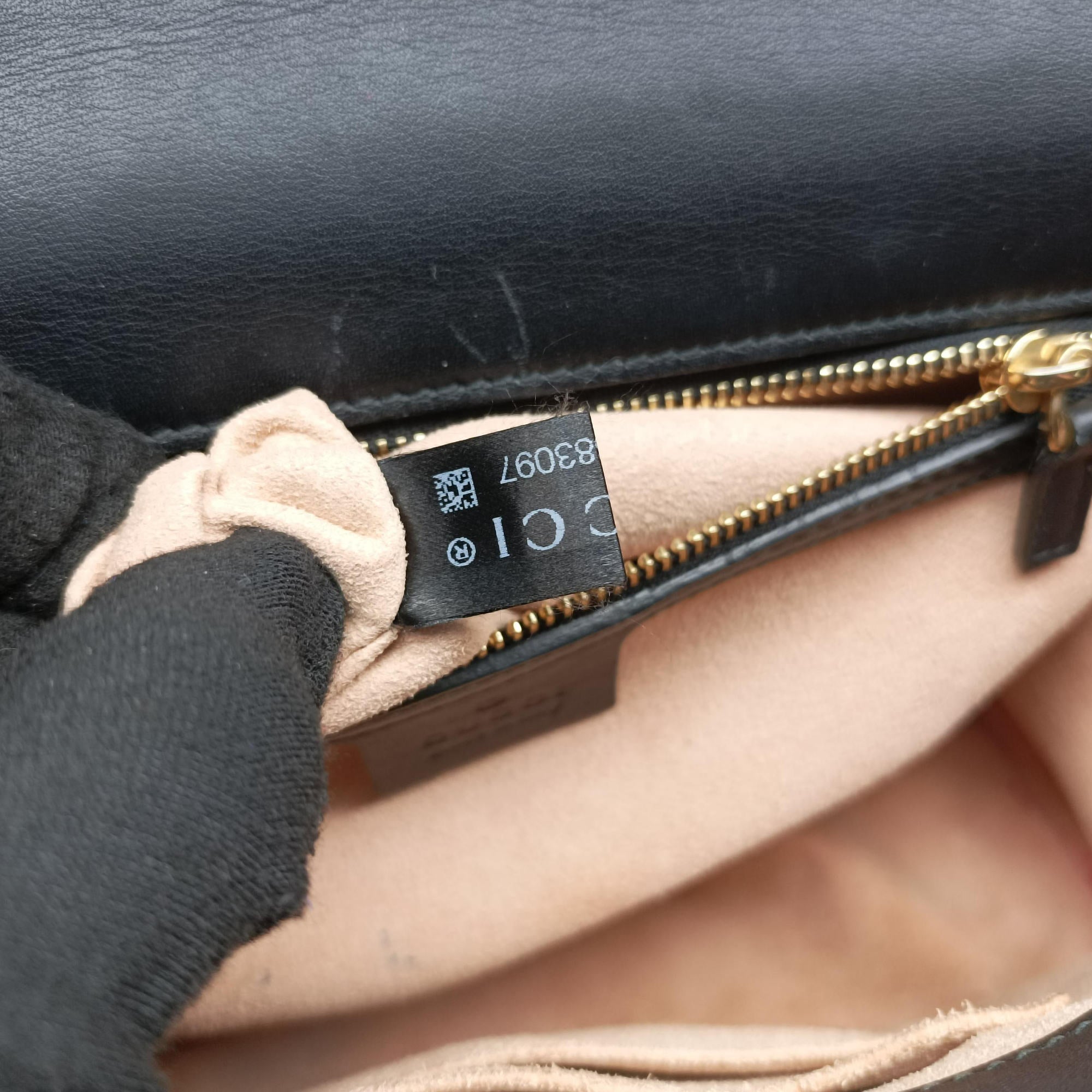 Padlock Beige x Black PVC coated canvas x Leather 409486 B022883097パドロック ベージュ x ブラック PVCコーティングキャンバス xレザー 409486 B022883097