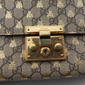 Padlock Beige x Black PVC coated canvas x Leather 409486 B022883097パドロック ベージュ x ブラック PVCコーティングキャンバス xレザー 409486 B022883097