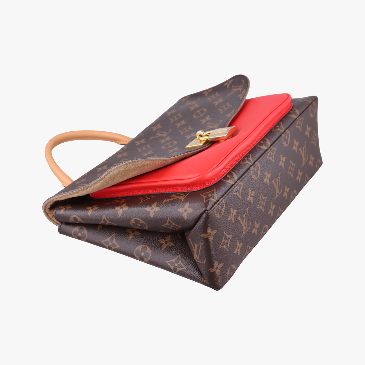 MARIGNAN Brown × Coquelicot Monogram Canvas×calf leather M44286 FL2138マリニャン モノグラム/ブラウン×コクリコ モノグラムキャンバス×カーフレザー M44286 FL2138