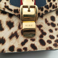 Pre-owned Gucci Sylvie Multicolour ponyhair×leather 470270 shoulderbag | stylenewstar