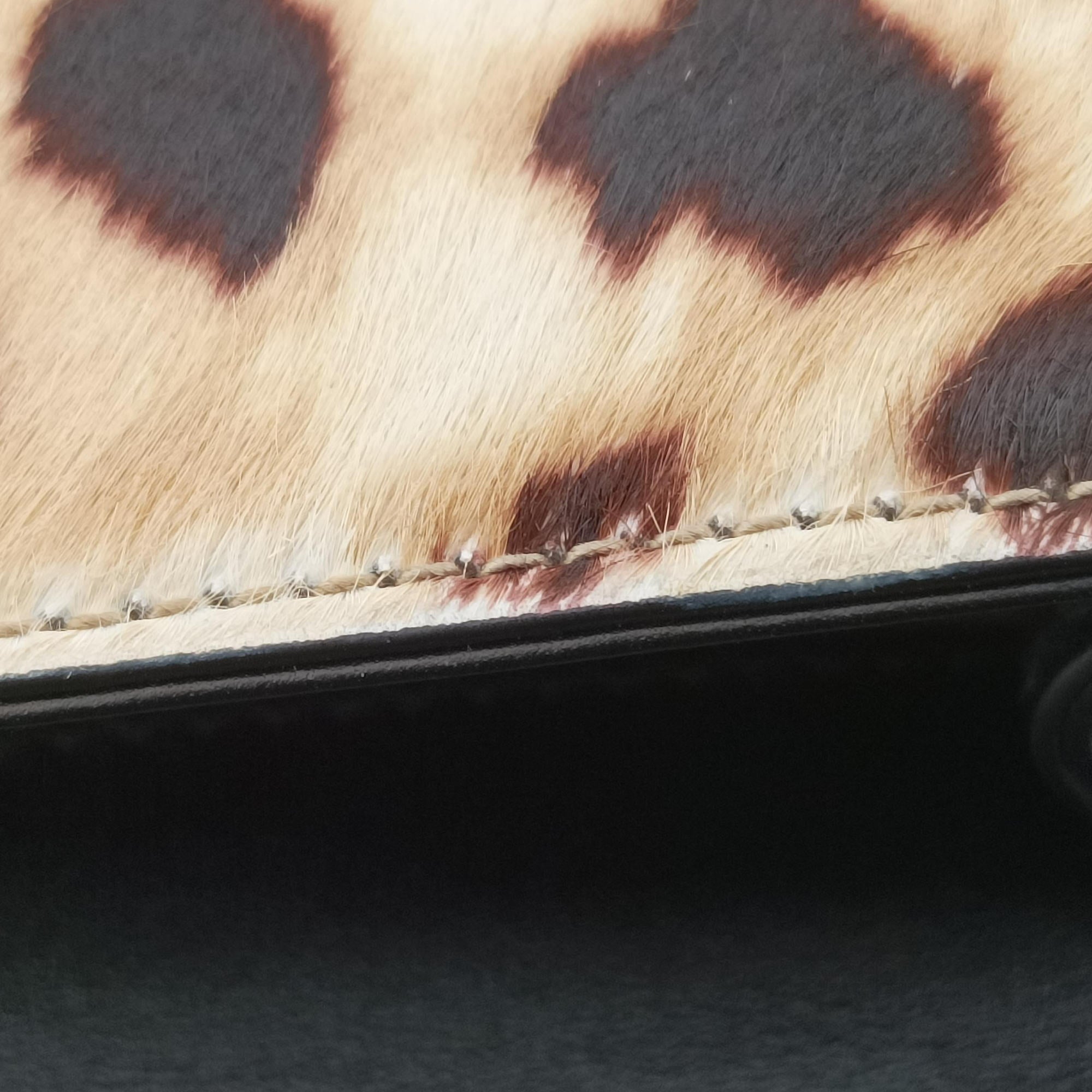 Pre-owned Gucci Sylvie Multicolour ponyhair×leather 470270 shoulderbag | stylenewstar