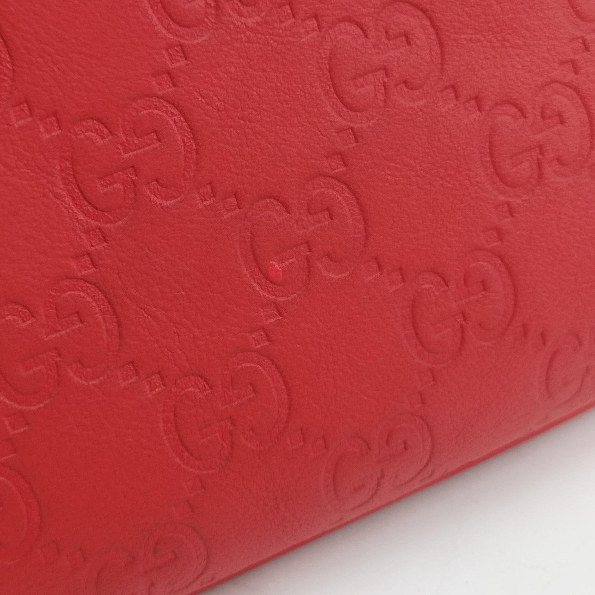 Microguccissima dome Red Leather 420023 H019318204ドーム レッド レザー 420023 H019318204