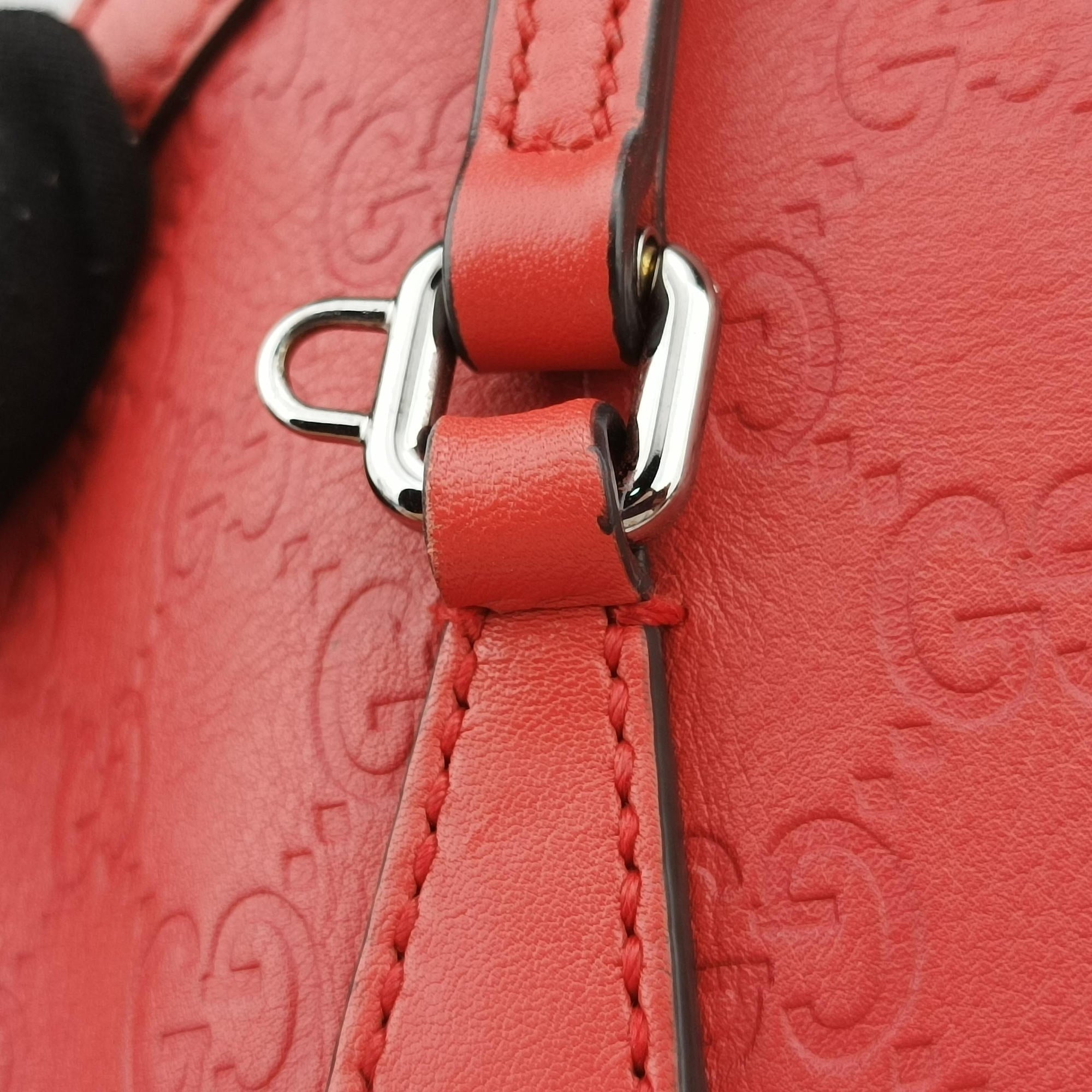 Microguccissima dome Red Leather 420023 H019318204ドーム レッド レザー 420023 H019318204