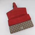 Dionysus Beige x Red PVC coated canvas×suede 400249 A027159547ディオニュソス ベージュ×レッド PVCコーティングキャンバス×スエード 400249 A027159547