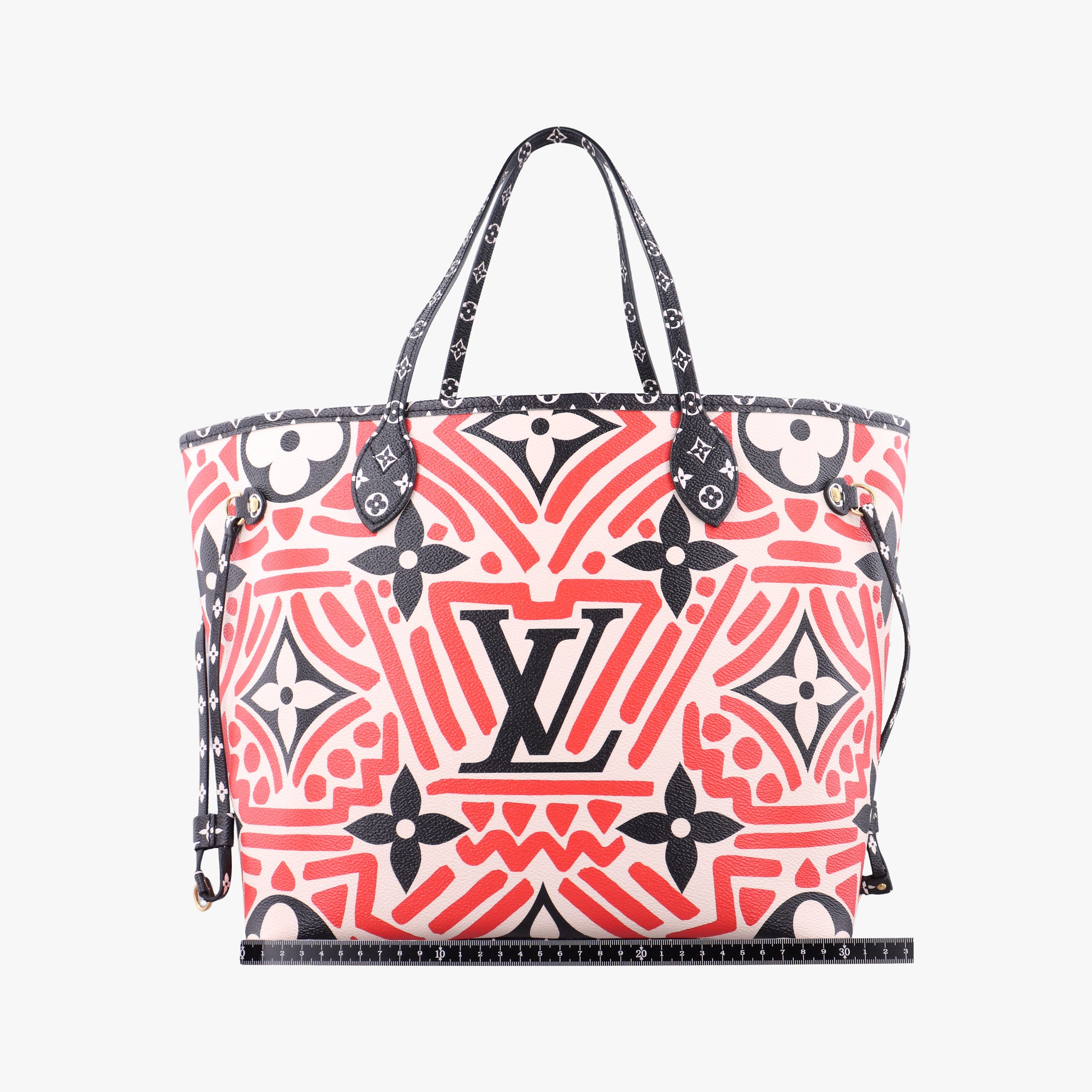 Pre-owned Louis Vuitton Neverfull MM CREME ROUGE Monogram Giant M56583 shoulderbag | stylenewstar