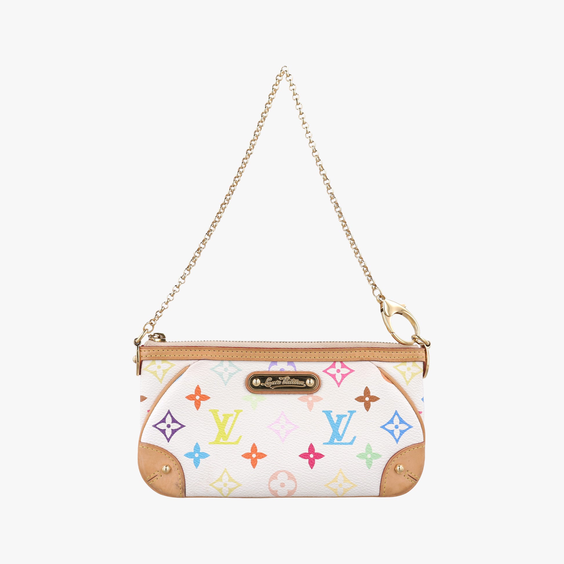 Pochette Mira MM Pouch white Monogram Multicolor M60096 AA2120ポシェット ミラMM ブロン モノグラム マルチカラー M60096 AA2120