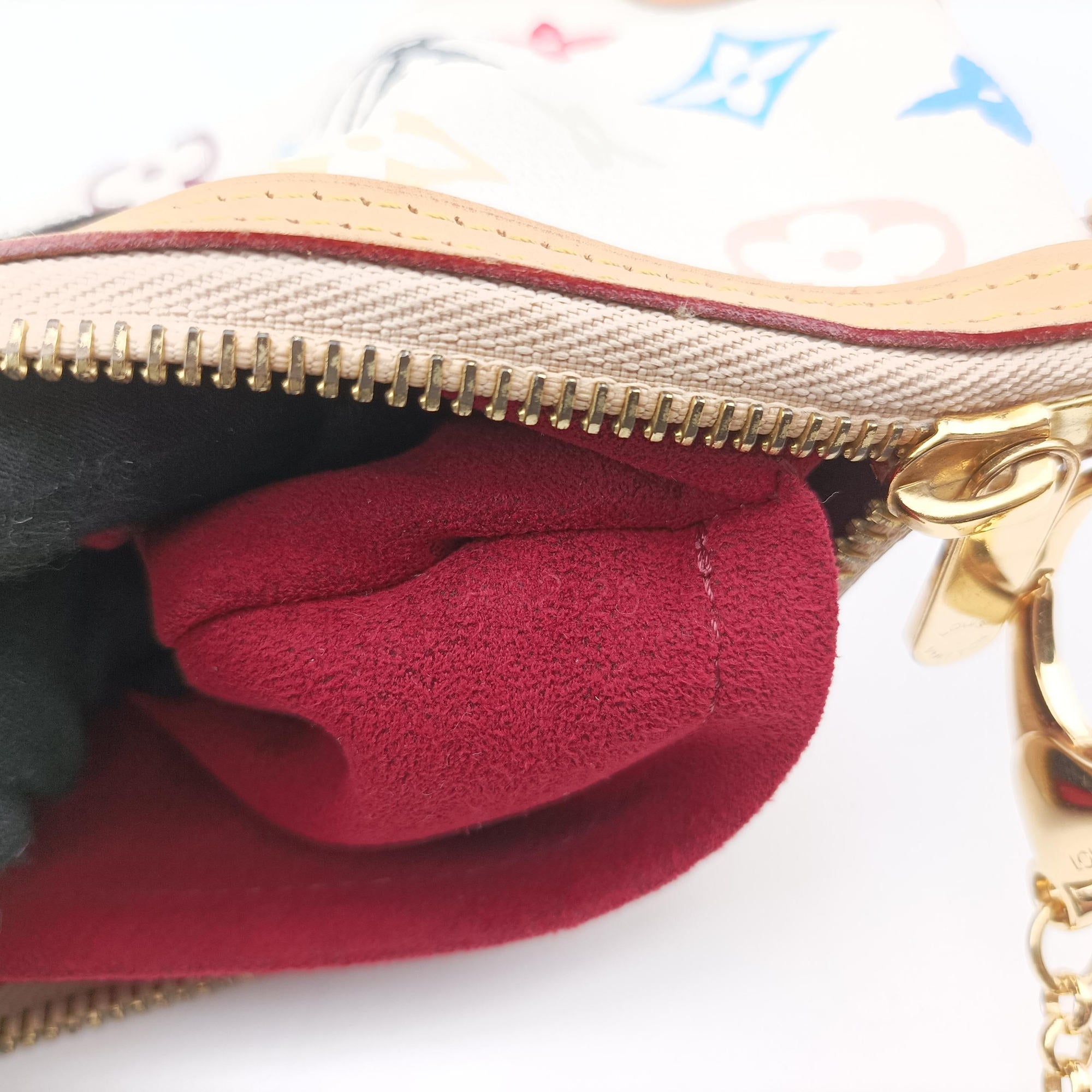 Pochette Mira MM Pouch white Monogram Multicolor M60096 AA2120ポシェット ミラMM ブロン モノグラム マルチカラー M60096 AA2120