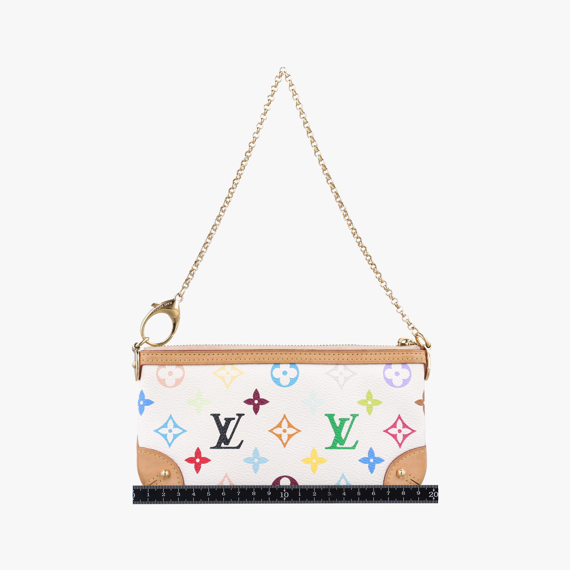 Pochette Mira MM Pouch white Monogram Multicolor M60096 AA2120ポシェット ミラMM ブロン モノグラム マルチカラー M60096 AA2120
