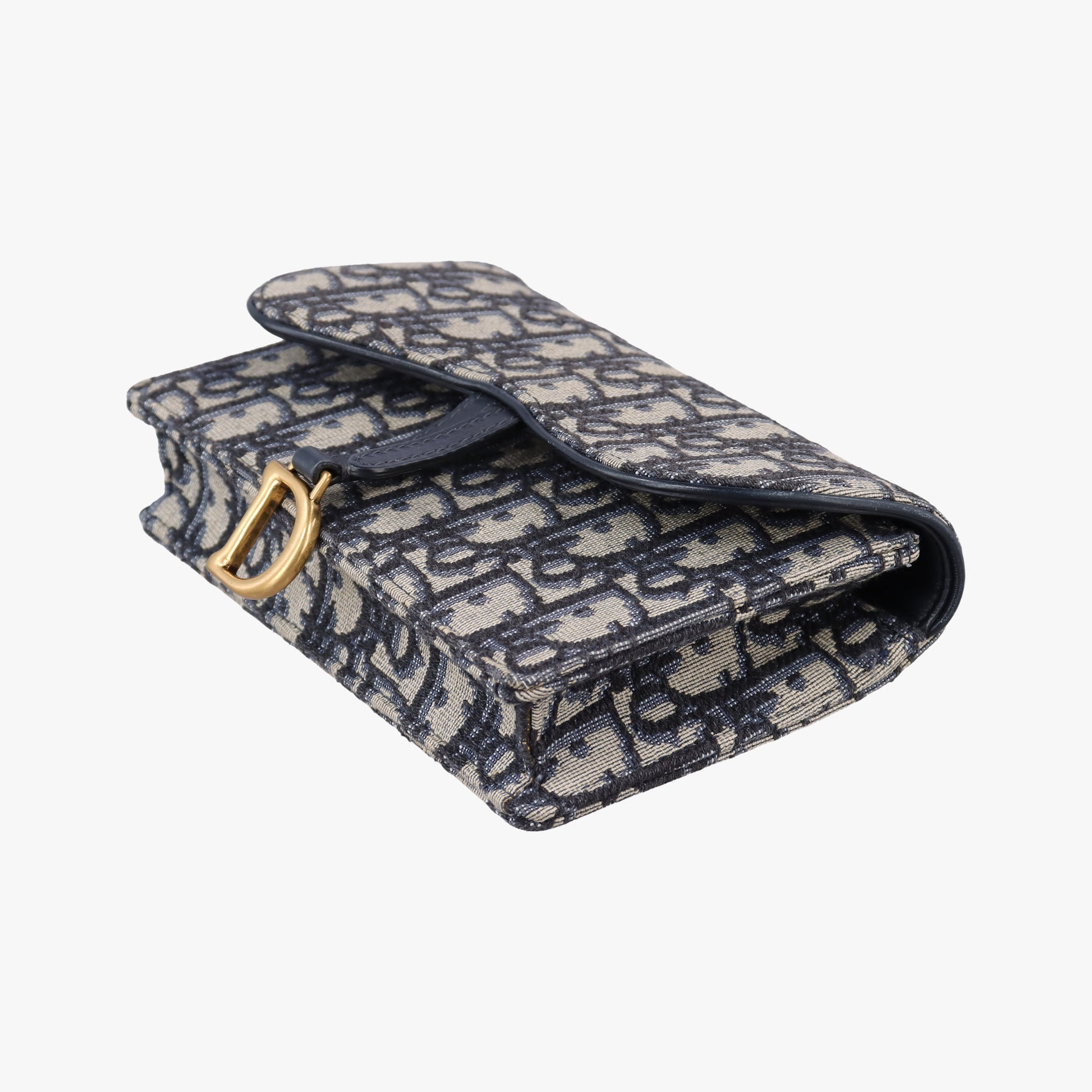 Saddle Navy×Gray Jacquard x Leather 12-MA-0221サドル ネイビー×グレー ジャガード×レザー 12-MA-0221