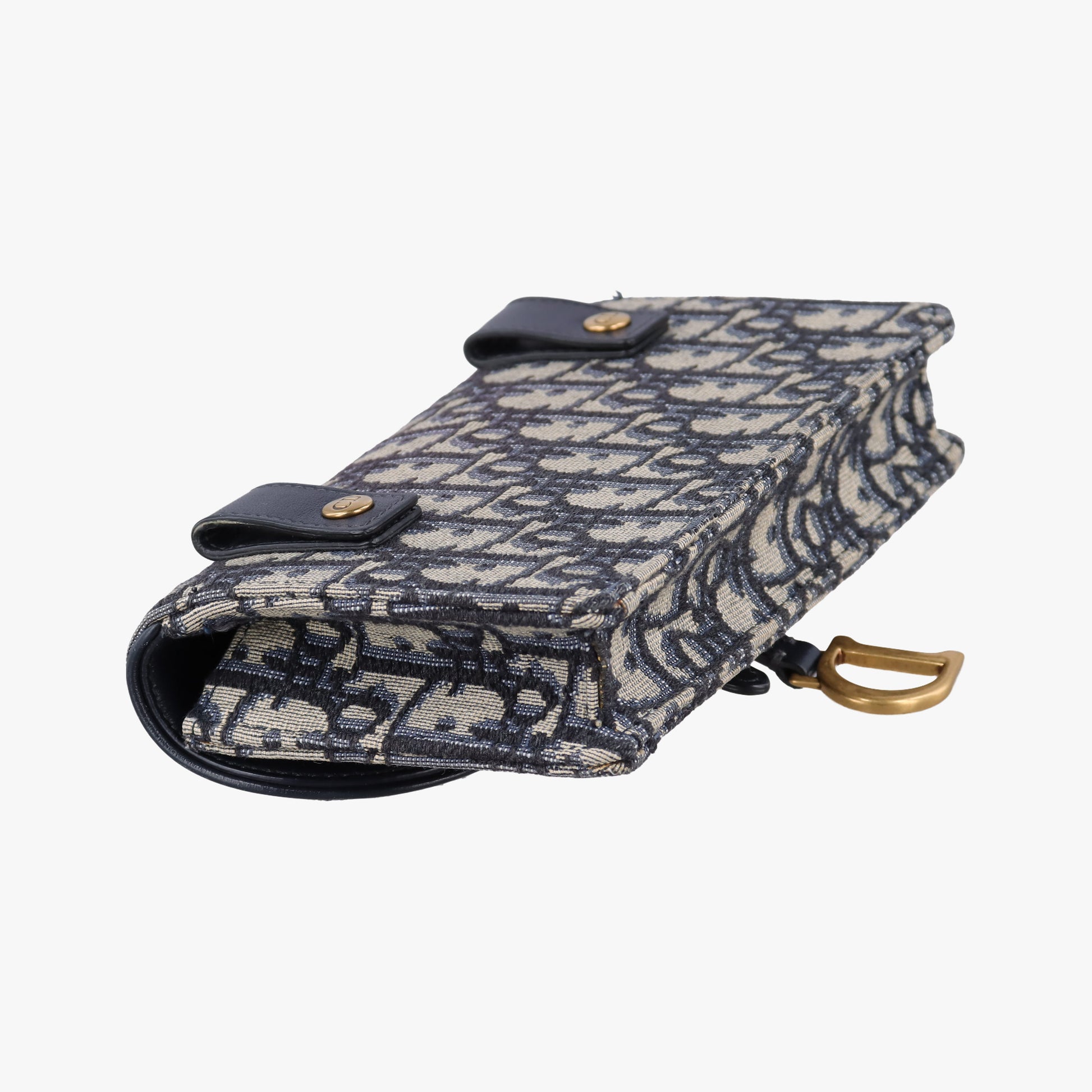 Saddle Navy×Gray Jacquard x Leather 12-MA-0221サドル ネイビー×グレー ジャガード×レザー 12-MA-0221