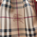 Haymarket Check Beige × Military Red Coated Canvas × Leather 3857260/64Mヘイマーケットチェック ベージュ × レッド コーティングキャンバス × レザー 2wayショルダーバッグ 3857260/64M