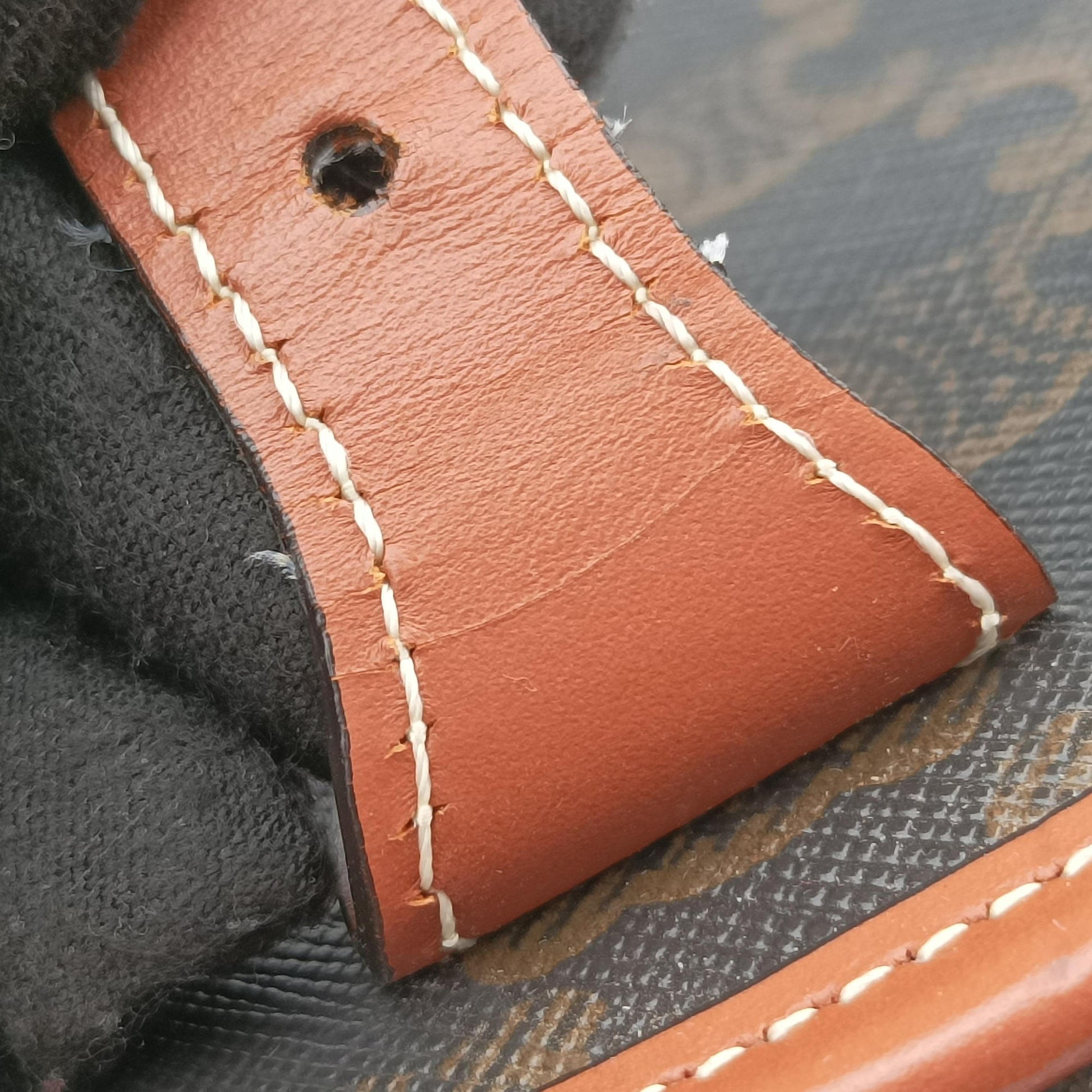 FOLCO Triomphe Brown PVC coated canvas×Leather F-CU-2200ファルコ トリオンフ ブラウン PVCコーティングキャンバス×レザー F-CU-2200