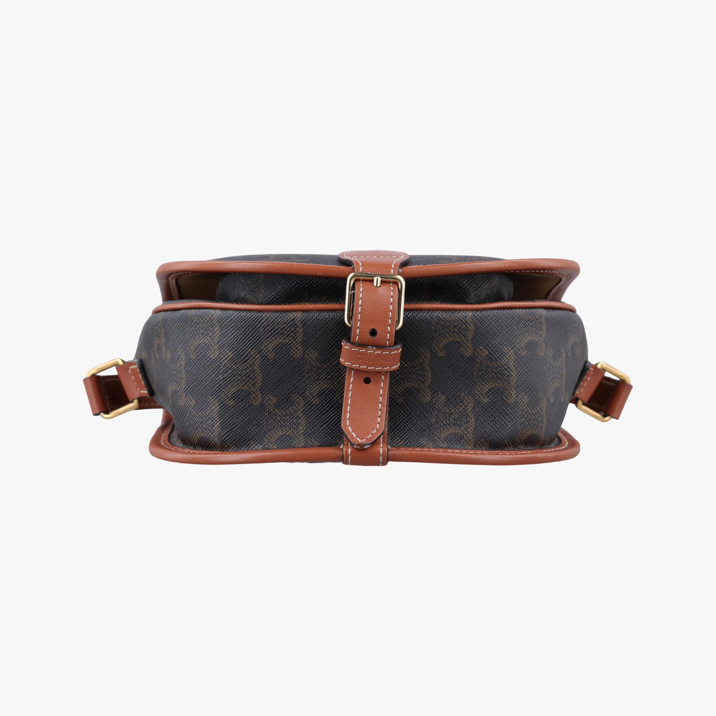 FOLCO Triomphe Brown PVC coated canvas×Leather F-CU-2200ファルコ トリオンフ ブラウン PVCコーティングキャンバス×レザー F-CU-2200