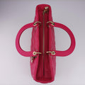Vintage Christian Dior Lady Dior Rose lambskin  shoulderbag | stylenewstar