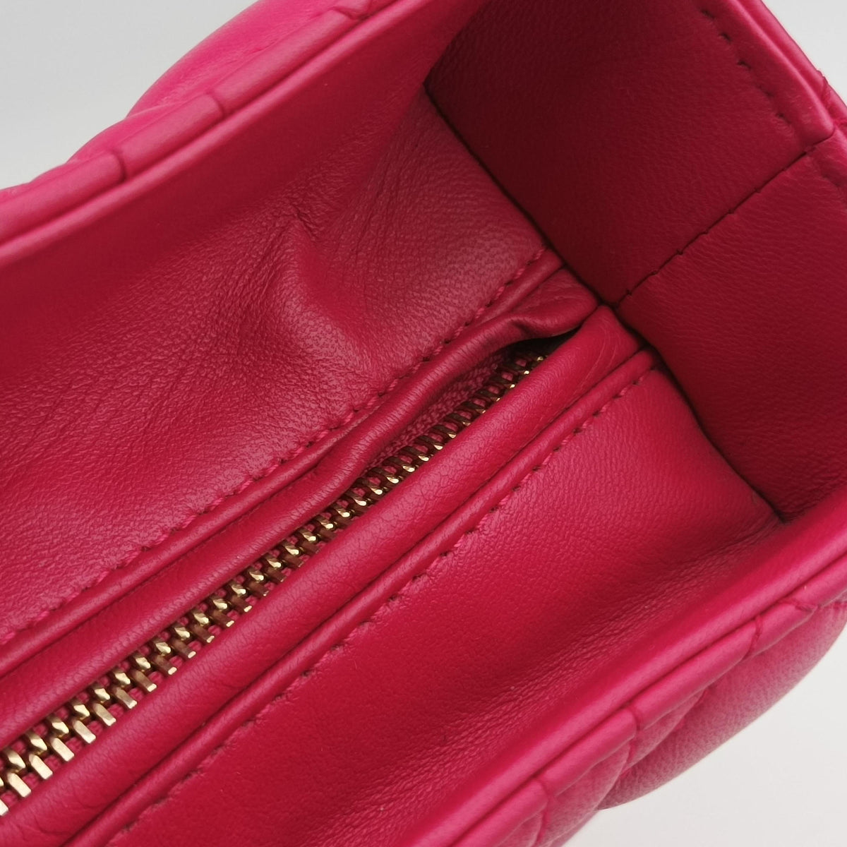 Vintage Christian Dior Lady Dior Rose lambskin  shoulderbag | stylenewstar