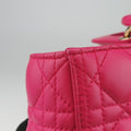 Vintage Christian Dior Lady Dior Rose lambskin  shoulderbag | stylenewstar