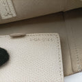 Vintage Celine Cabas Tote Cream × Black Leather  shoulderbag | stylenewstar