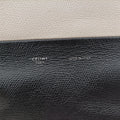 Vintage Celine Cabas Tote Cream × Black Leather  shoulderbag | stylenewstar