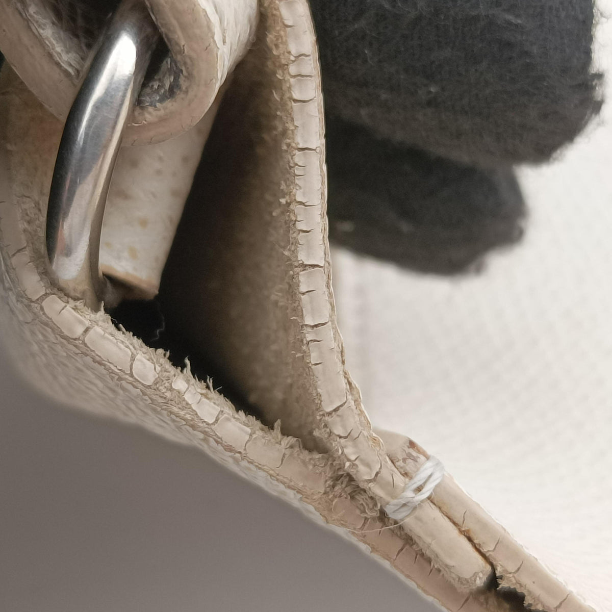 Vintage Celine Cabas Tote Cream × Black Leather  shoulderbag | stylenewstar