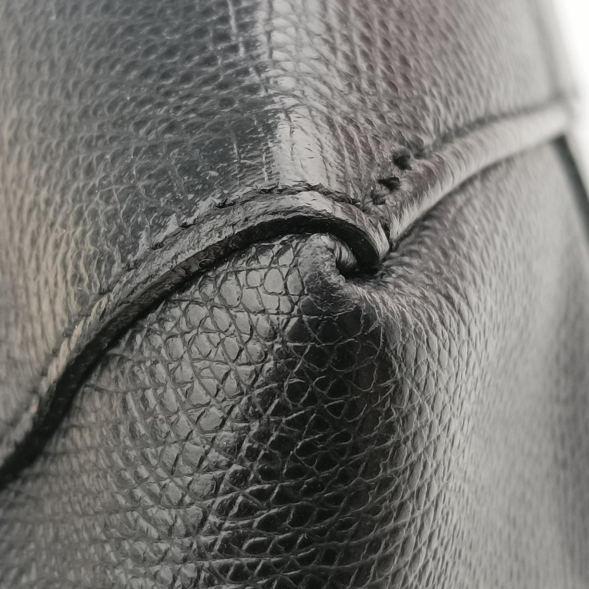 Vintage Celine Cabas Tote Cream × Black Leather  shoulderbag | stylenewstar