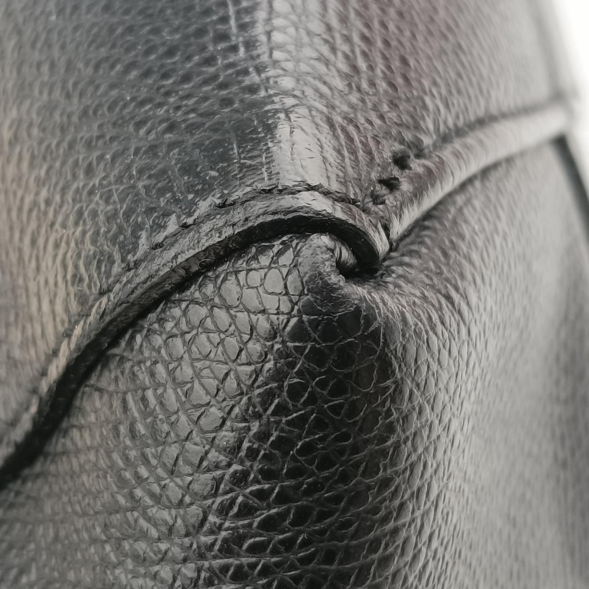 Vintage Celine Cabas Tote Cream × Black Leather  shoulderbag | stylenewstar