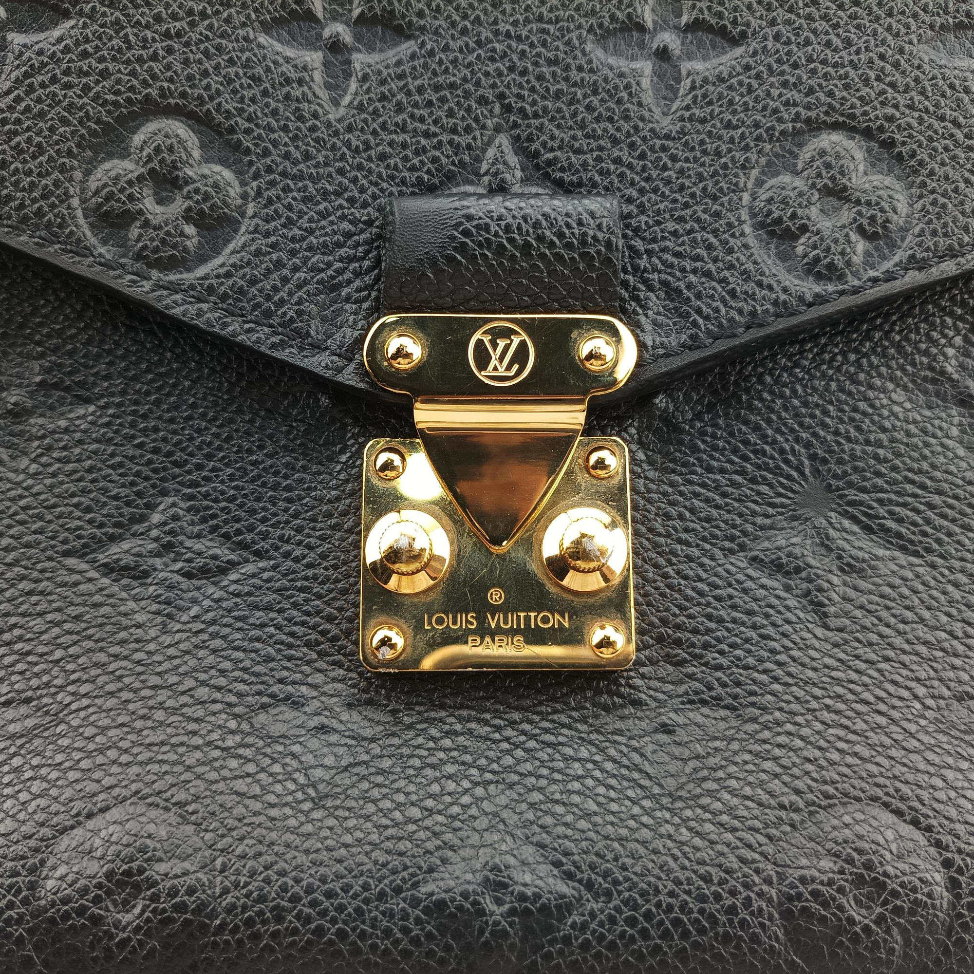 Pochette MeTIS MM Noir Monogram Empreinte M41487 AR3189ポシェットメティスMM ノワール モノグラム アンプラント M41487 AR3189