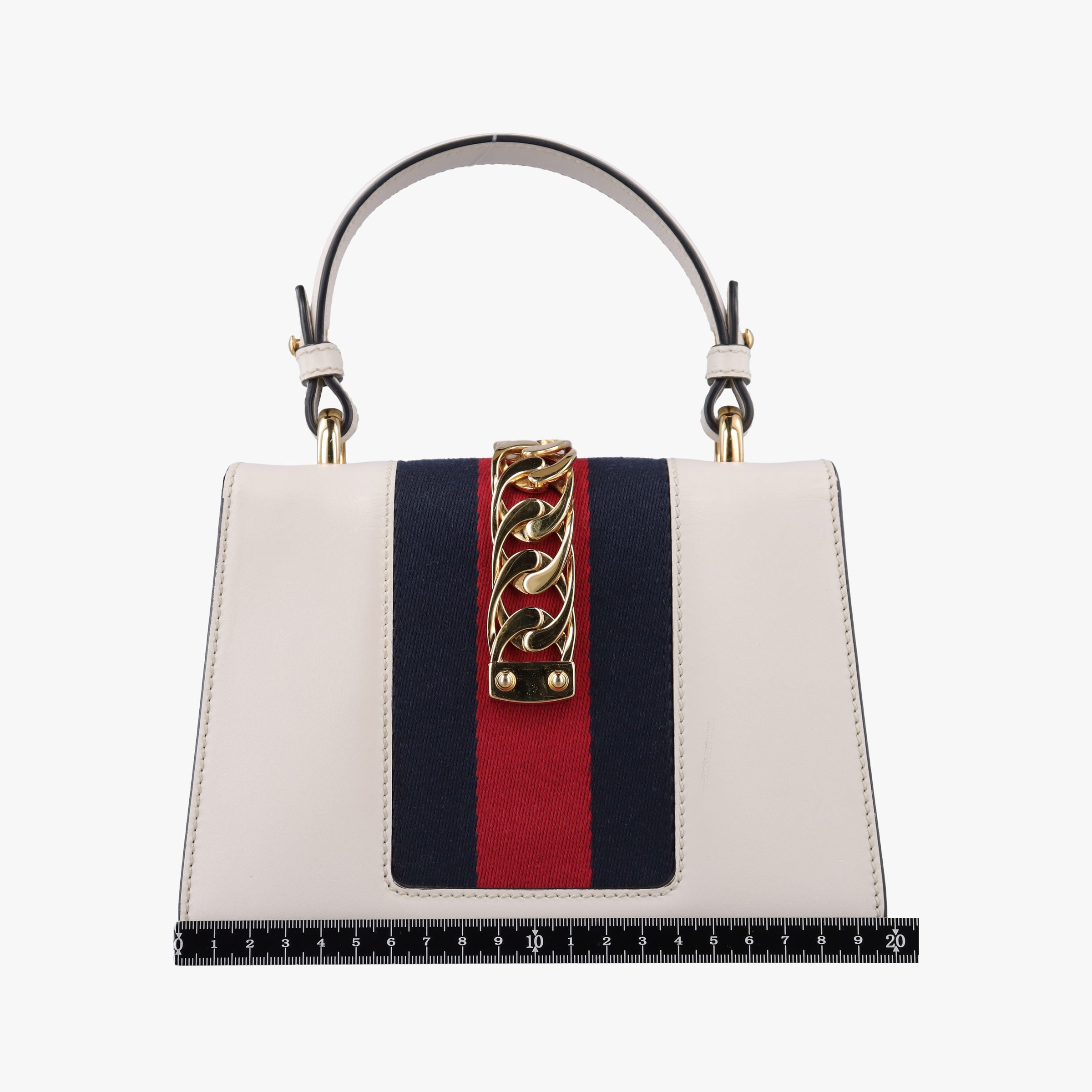 Sylvie Ivory×navy×red Leather 470270 F027105190シルヴィ アイボリー×ネイビー×レッド レザー 470270 F027105190