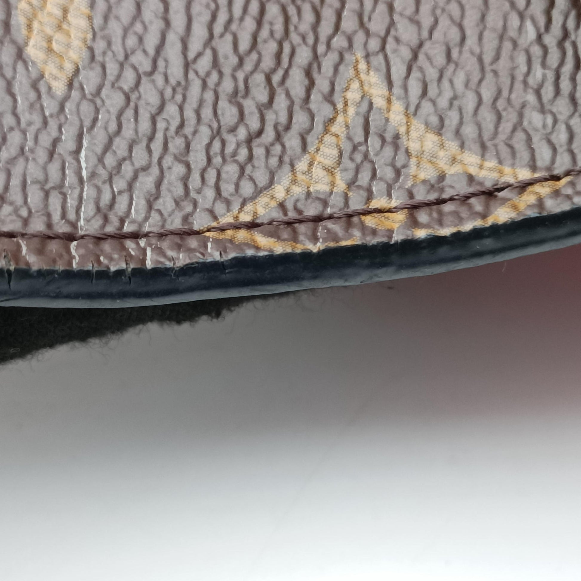 SAINT PLACIDE brown×CERISE Monogram Canvas×calf leather M43713 CA3127 IC Chipサンプラシード モノグラム/ブラウン×スリーズ モノグラムキャンバス×カーフレザー M43713 CA3127 ICチップ